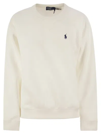 Polo Ralph Lauren Crewneck Sweatshirt In White