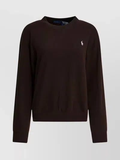 POLO RALPH LAUREN CREWNECK SWEATSHIRT WITH LONG SLEEVES AND PONY