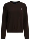 Polo Ralph Lauren Crewneck Sweatshirt With Pony Sweatshirts Brown In Brown