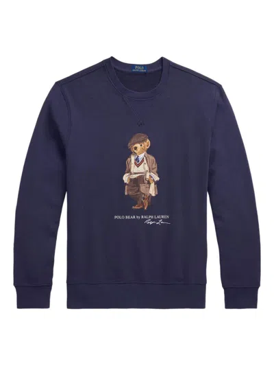 POLO RALPH LAUREN CREWNECK SWEATSHIRT WITH PRINT POLO RALPH LAUREN