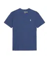Polo Ralph Lauren Mens Newport Navy Neon Yellow Logo-embroidered Cotton-jersey T-shirt L