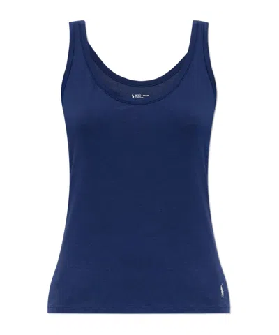 Polo Ralph Lauren Crew-neck Tank Top In Blue