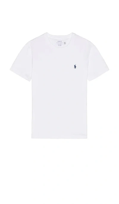 Polo Ralph Lauren Ralph Lauren Classic Fit Soft Cotton Crewneck T-shirt In White