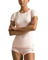 Polo Ralph Lauren Crewneck Tee In Pink