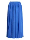 Polo Ralph Lauren Crinkle Wrap Skirt In Blue