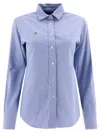 Polo Ralph Lauren Crly Jkt-insulated-coat Shirts Blue In Blue