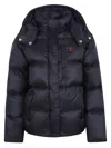 Polo Ralph Lauren Water-repellent Quilted Down Jacket With Detachable Hood Clothing In Blue