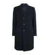 Polo Ralph Lauren Crombie Overcoat In Blue