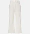 Polo Ralph Lauren Cropped Cotton-blend Chinos In White