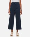 Polo Ralph Lauren Cropped Flat Pant In Blue