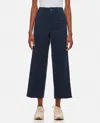 Polo Ralph Lauren Cropped Flat Pant In Blue