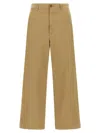 Polo Ralph Lauren Wide-leg Cropped Pants With Zip Closure