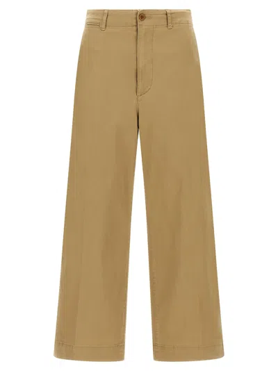 Polo Ralph Lauren Cropped Pants In Beige