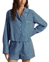 Polo Ralph Lauren Cropped Shirt & Boxer Sleep Set In Multi