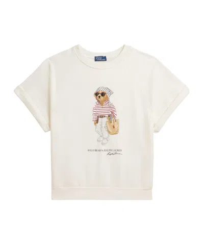 Polo Ralph Lauren Cropped Sweatshirt In White