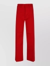 POLO RALPH LAUREN CROPPED TROUSERS WITH WIDE LEG AND BELT LOOPS