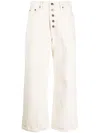 Polo Ralph Lauren Cropped Wide-leg Trousers In Nude