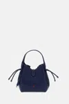 Polo Ralph Lauren Crossbody Bucket Bag In Blue