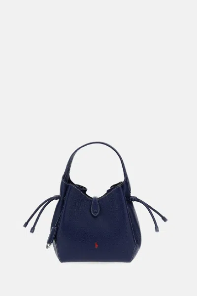Polo Ralph Lauren Crossbody Bucket Bag In Blue