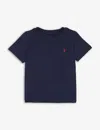 Polo Ralph Lauren Cruise Navy Boys' Polo Pony Short-sleeve Cotton T-shirt In Cruise Navy
