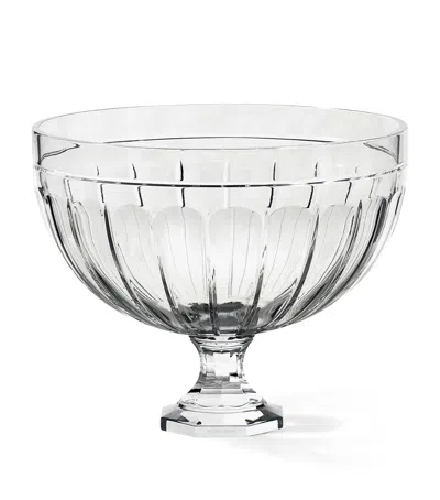 Polo Ralph Lauren Crystal Glass Coraline Centrepiece Bowl In Clear