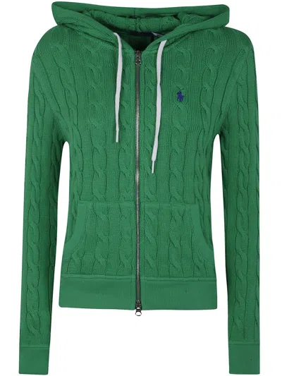POLO RALPH LAUREN POLO RALPH LAUREN CTN CBL LONG SLEEVE FULL ZIP HOODIE