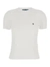 Polo Ralph Lauren Ctn Cbl Tee-short Sleeve-pullover In White