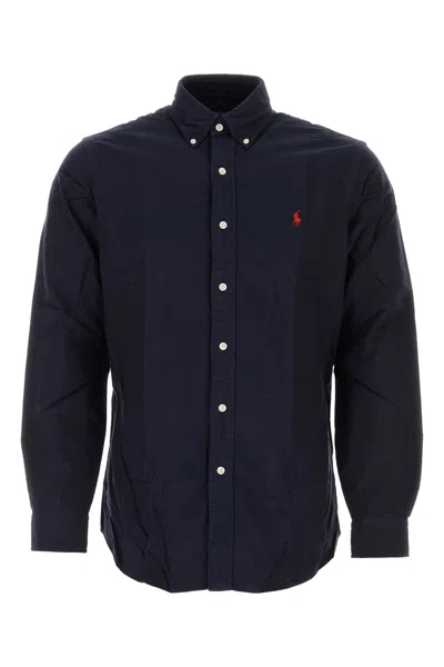 Polo Ralph Lauren Cu Bd Ppc Sp-long Sleeve-sport Shirt In Blue