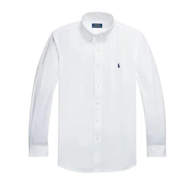 Polo Ralph Lauren Cubdppcs-long Sleeve-sport Shirt In White