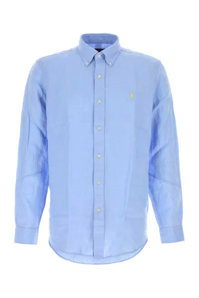 Polo Ralph Lauren Cubdppcs-long Sleeve-sport Shirt In Blue