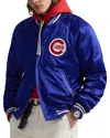 Polo Ralph Lauren Cubs Satin Jacket In Rugby Royal
