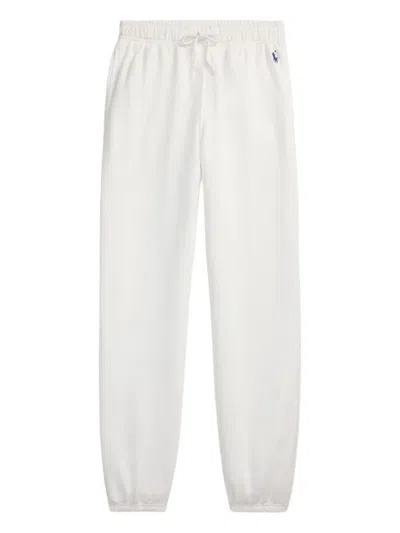 Polo Ralph Lauren Cuffed Drawstring Track Pants In White