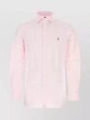 POLO RALPH LAUREN CURVED HEM EMBROIDERED OXFORD SHIRT