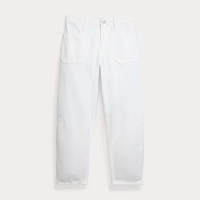 Polo Ralph Lauren Kids' Curved Tapered Cotton Denim Jean In Cali Wash