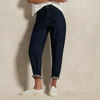Polo Ralph Lauren Curved Tapered Jean In Kelilah Wash In Blue