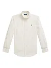Polo Ralph Lauren Custom Fit Corduroy Long-sleeve Shirt In Neutral