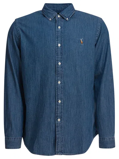 POLO RALPH LAUREN POLO RALPH LAUREN CUSTOM FIT DENIM SHIRT