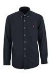 Polo Ralph Lauren Custom-fit Garment Dyed Oxford Shirt In Blue