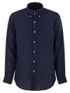 POLO RALPH LAUREN POLO RALPH LAUREN CUSTOM FIT LINEN SHIRT