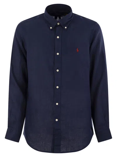 POLO RALPH LAUREN POLO RALPH LAUREN CUSTOM FIT LINEN SHIRT