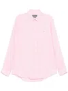 Polo Ralph Lauren Custom Fit Linen Shirt Clothing In Pink