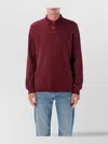 Polo Ralph Lauren Custom Fit Long-sleeved Polo Shirt In Red