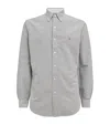 Polo Ralph Lauren Custom-fit Oxford Shirt In Gray