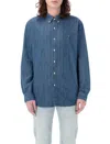 Polo Ralph Lauren Denim Sport Shirt In Blue