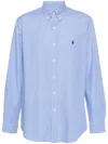 Polo Ralph Lauren Custom Fit Shirt In Blue