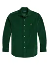 Polo Ralph Lauren Custom Fit Long Sleeve Button-down Shirt In Green