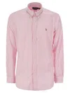 Polo Ralph Lauren Striped Linen Shirt Shirt, Blouse In Red