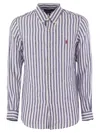 POLO RALPH LAUREN CUSTOM-FIT STRIPED LINEN SHIRT