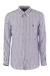 POLO RALPH LAUREN POLO RALPH LAUREN CUSTOM-FIT STRIPED LINEN SHIRT