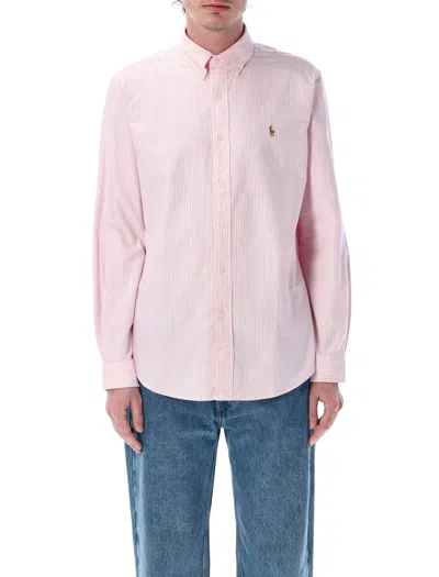 POLO RALPH LAUREN CUSTOM FIT STRIPED OXFORD SHIRT